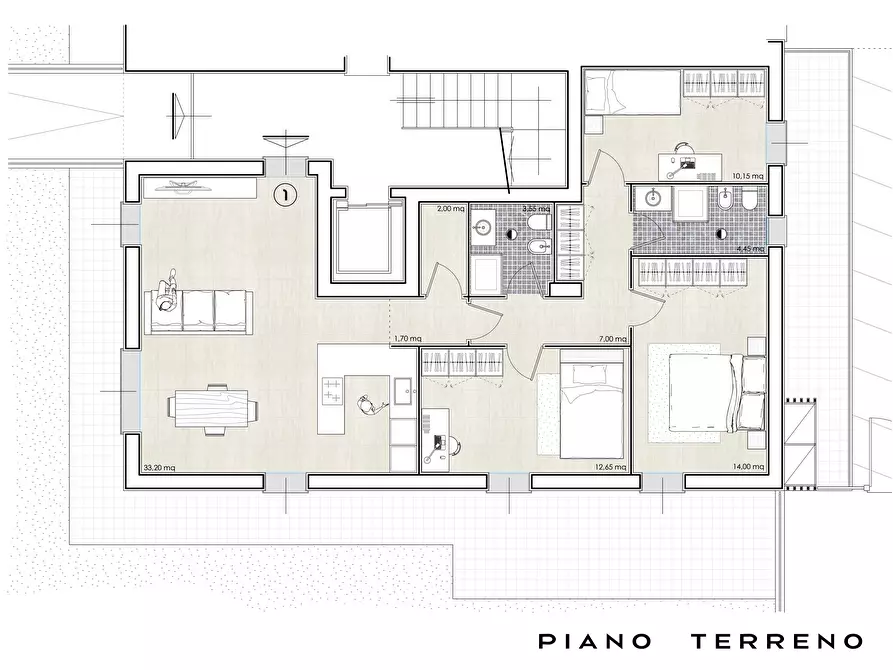 Immagine 2 di Appartamento in vendita  a Empoli