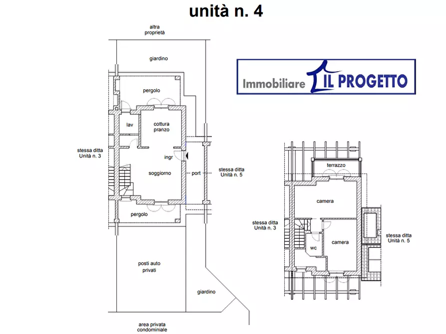 Immagine 6 di Villetta a schiera in vendita  a Ortonovo