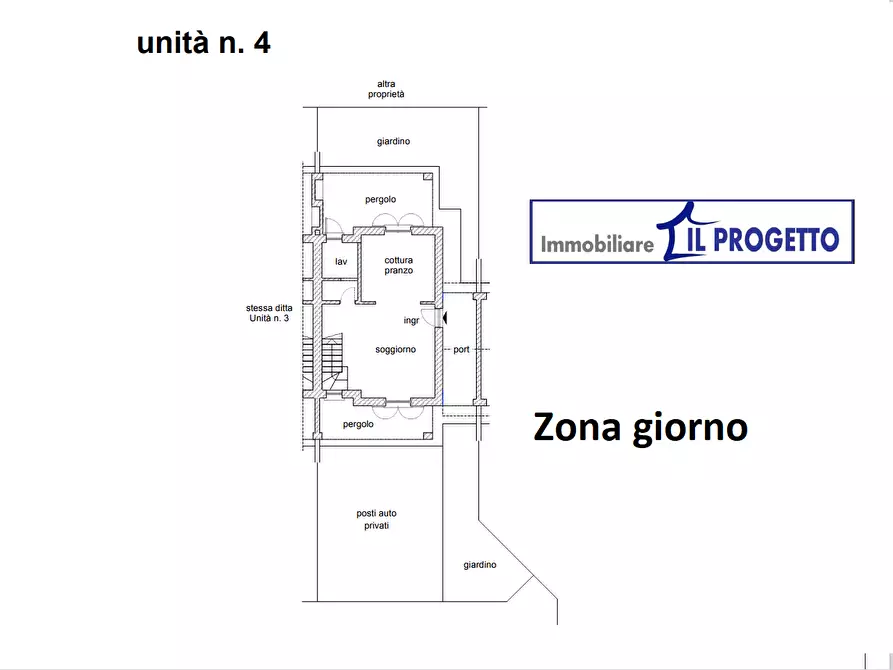 Immagine 7 di Villetta a schiera in vendita  a Ortonovo