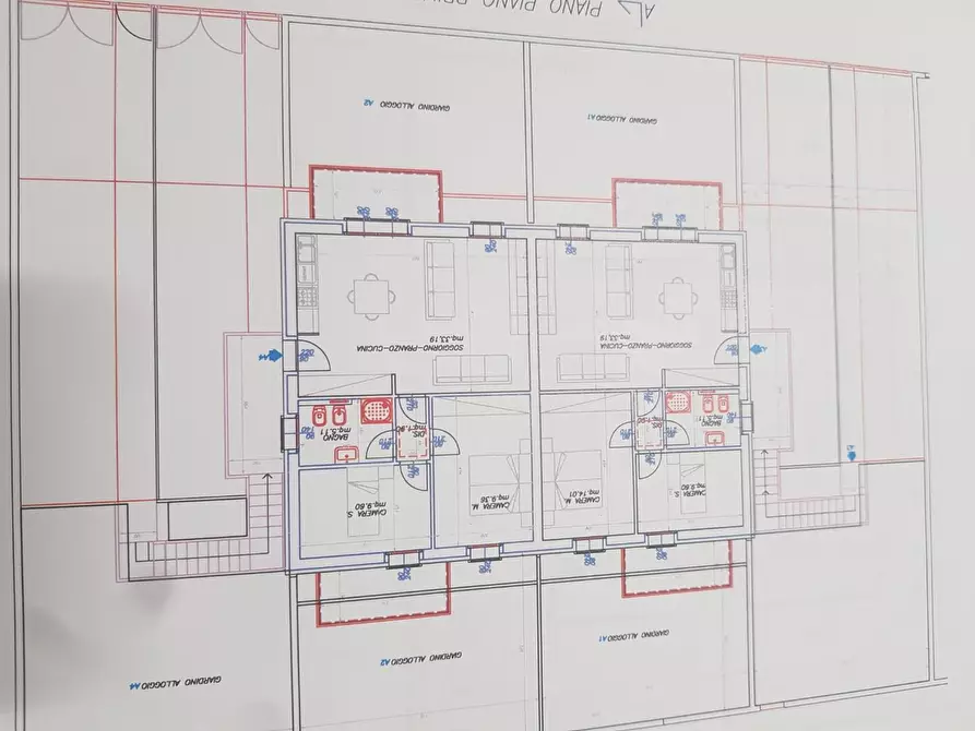 Immagine 6 di Casa bifamiliare in vendita  a Cascina