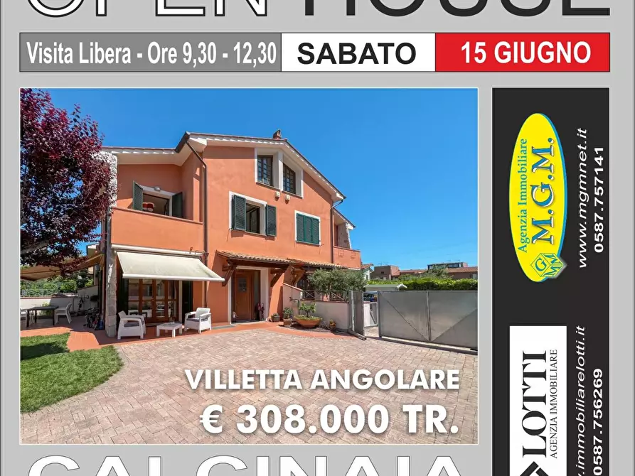 Immagine 1 di Villetta a schiera in vendita  a Calcinaia