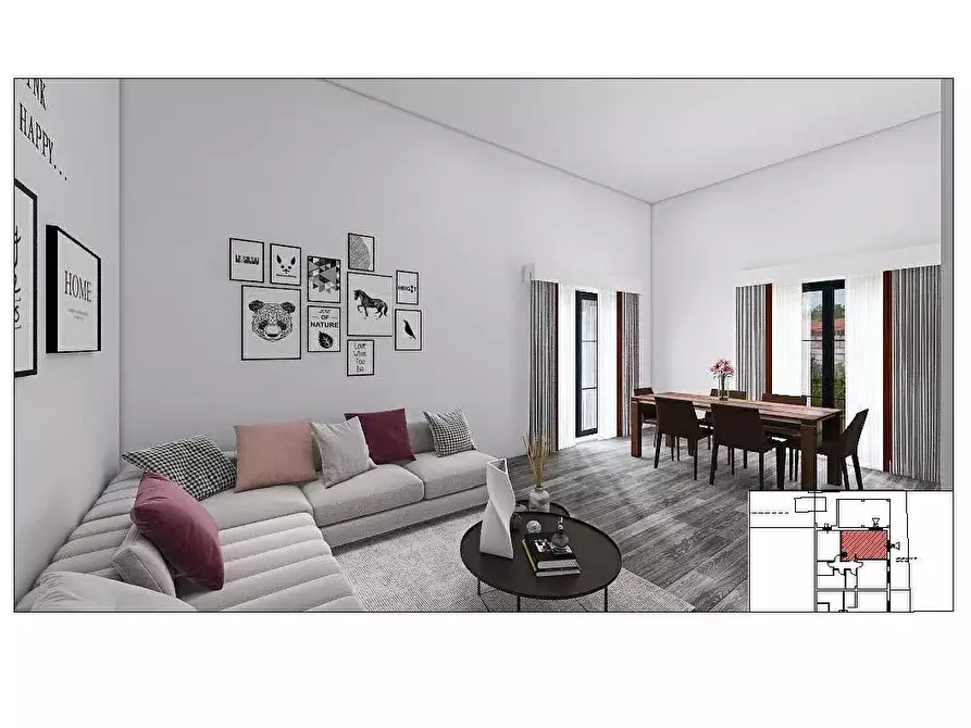 Immagine 3 di Appartamento in vendita  a Colle Di Val D'elsa