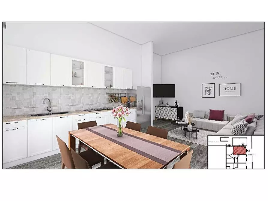 Immagine 2 di Appartamento in vendita  a Colle Di Val D'elsa