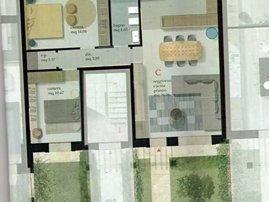 Immagine 4 di Appartamento in vendita  a Cascina