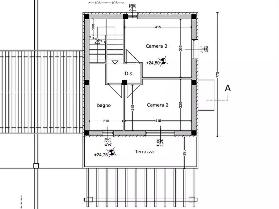 Immagine 5 di Casa semindipendente in vendita  a Ortonovo