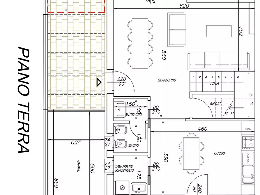 Immagine 5 di Villetta a schiera in vendita  a Cascina