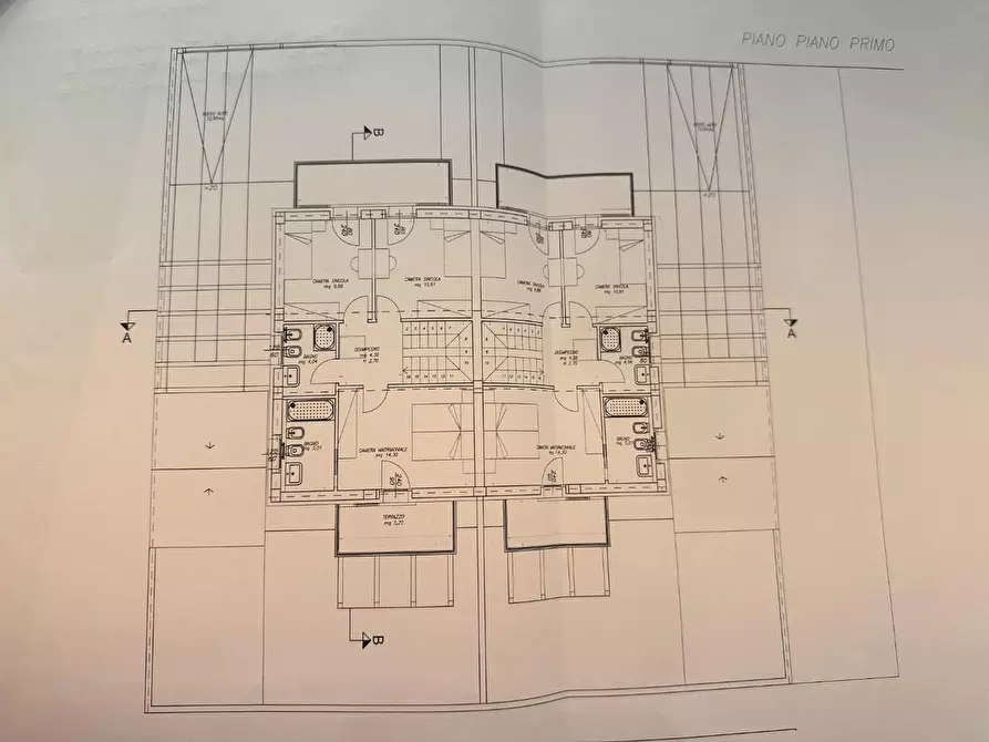Immagine 5 di Casa bifamiliare in vendita  a Cascina
