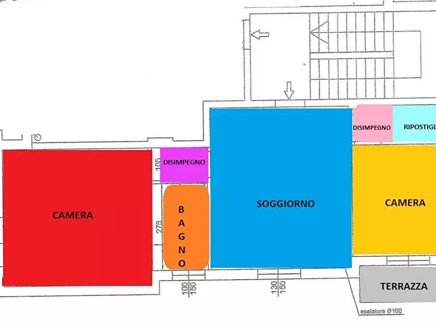 Immagine 19 di Appartamento in vendita  a Massa