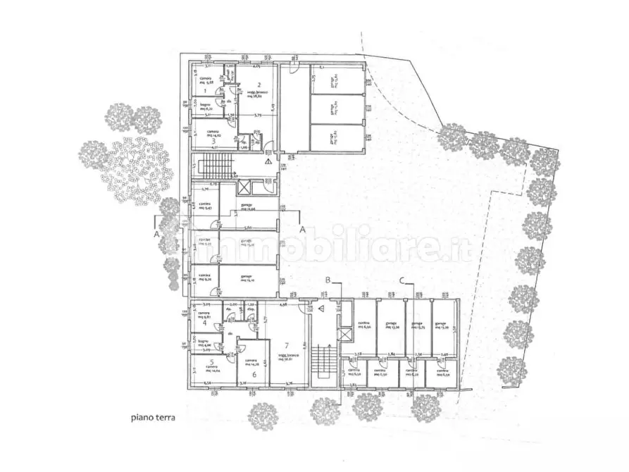 Immagine 6 di Palazzo in vendita  a San Giuliano Terme