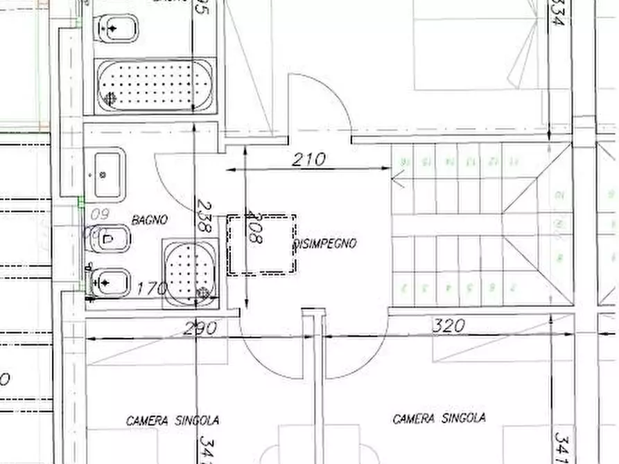 Immagine 4 di Casa bifamiliare in vendita  a Cascina