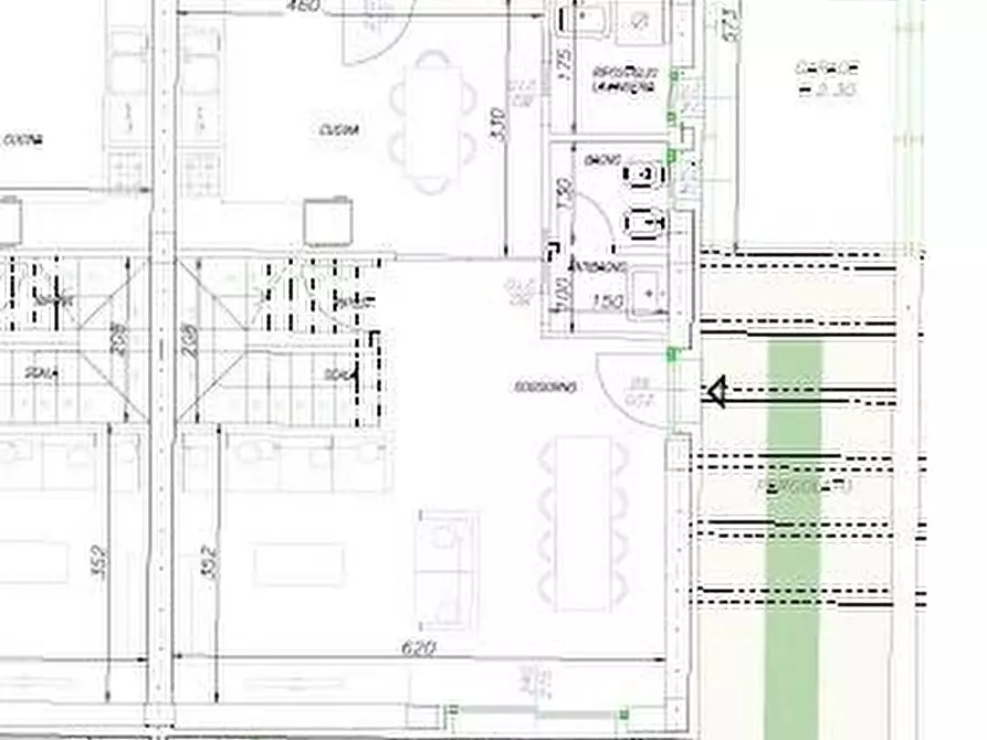 Immagine 2 di Casa bifamiliare in vendita  a Cascina