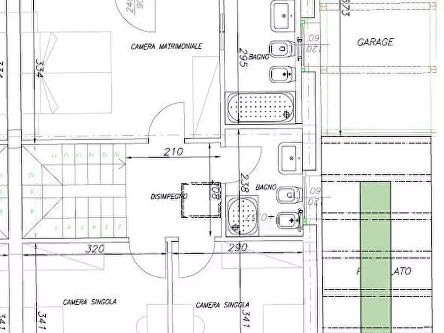 Immagine 4 di Casa bifamiliare in vendita  a Cascina