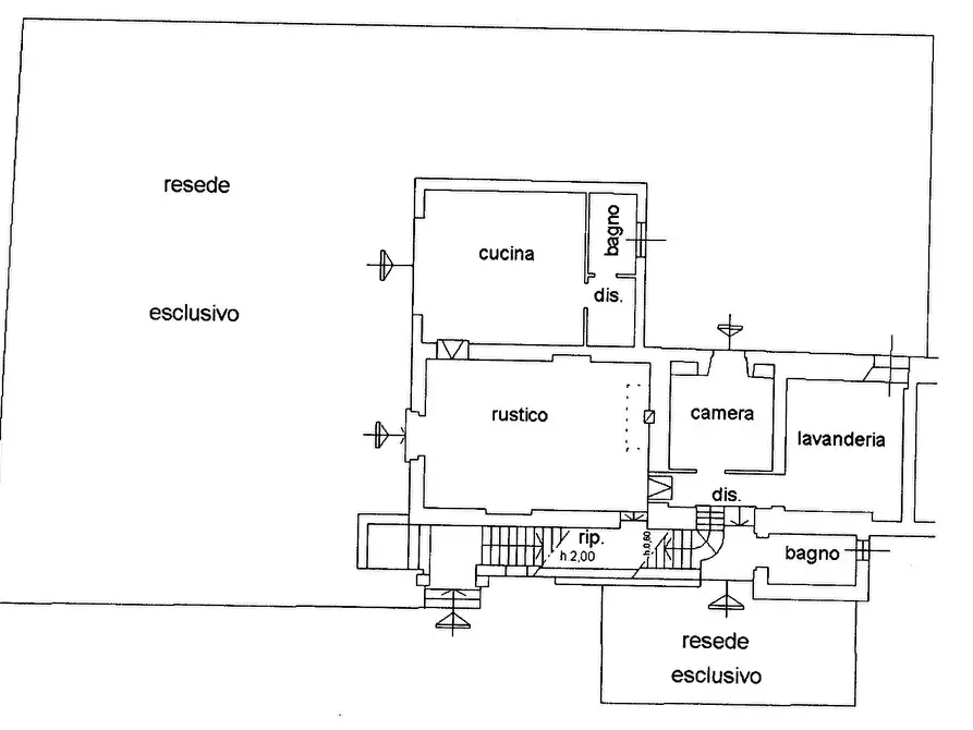 Immagine 40 di Casa colonica in vendita  a Colle Di Val D'elsa