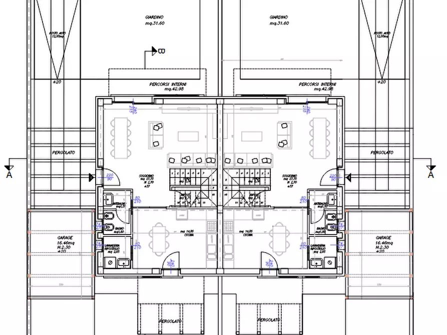 Immagine 7 di Casa bifamiliare in vendita  a Cascina