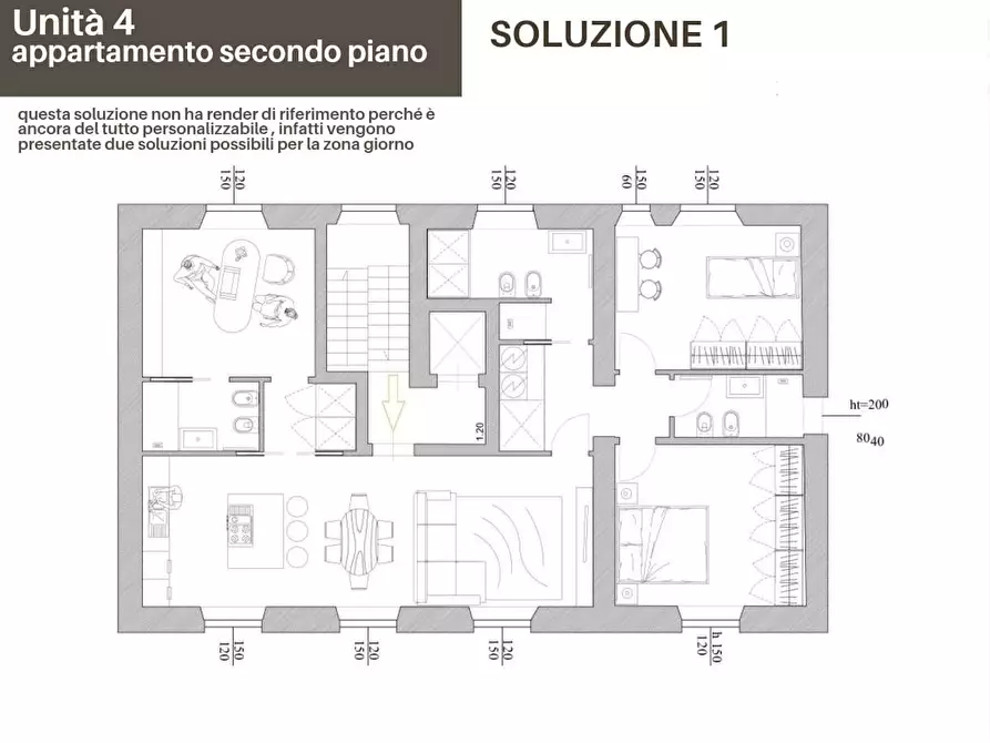 Immagine 26 di Appartamento in vendita  a Lucca