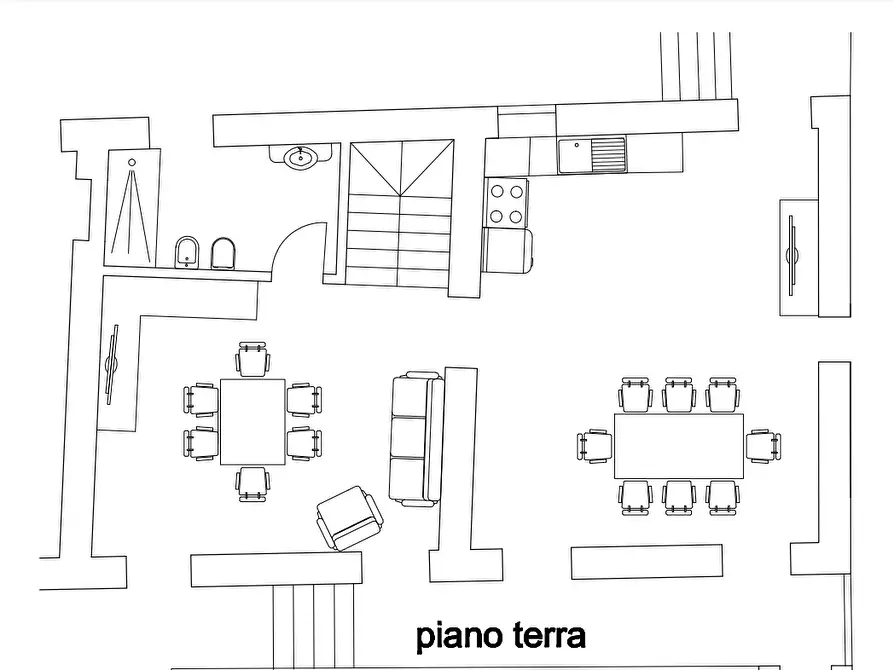 Immagine 3 di Casa semindipendente in vendita  a Massa
