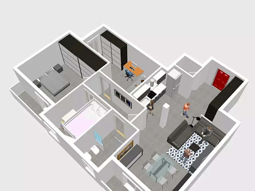 Immagine 5 di Appartamento in vendita  a Carrara