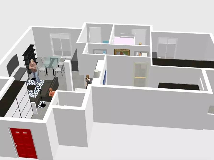 Immagine 2 di Appartamento in vendita  a Carrara