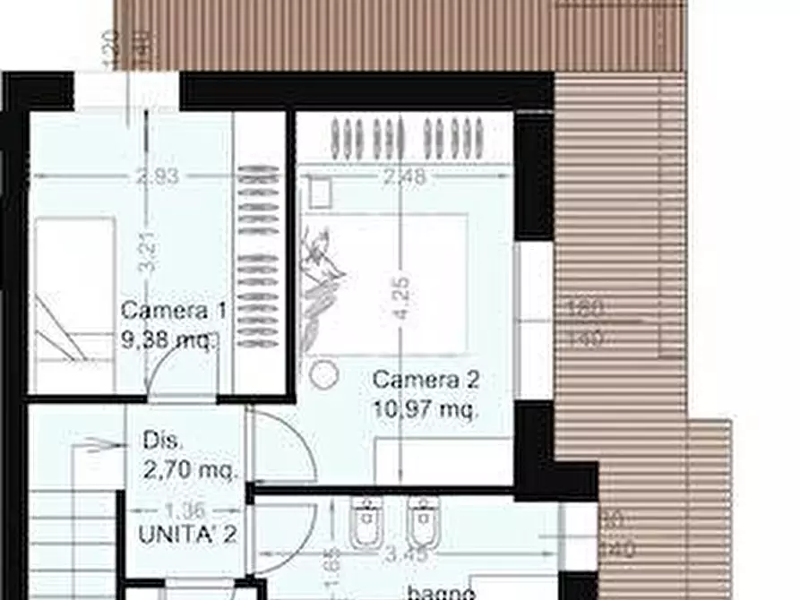 Immagine 5 di Casa bifamiliare in vendita  a Pontedera