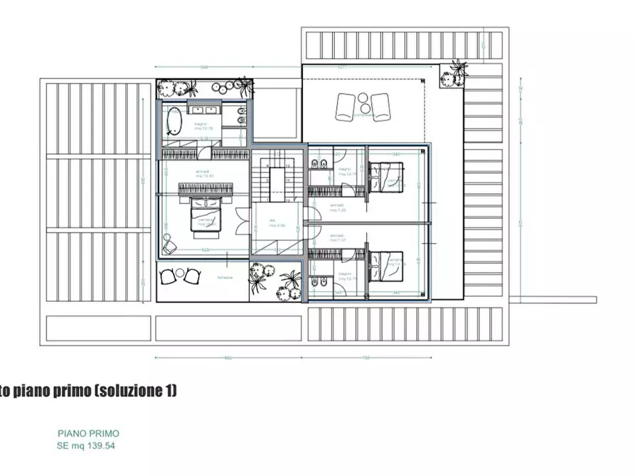 Immagine 8 di Villa in vendita  a Forte Dei Marmi