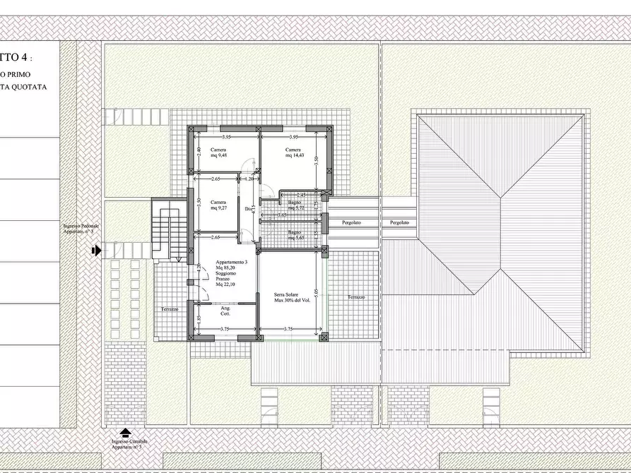 Immagine 4 di Casa trifamiliare in vendita  a Cecina