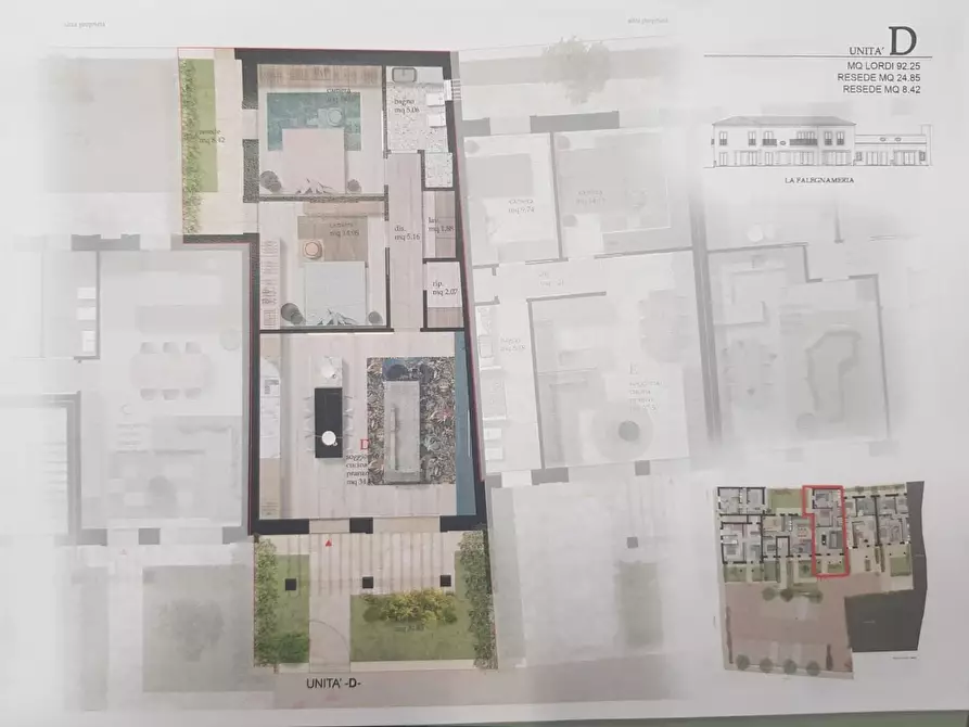 Immagine 4 di Casa quadrifamiliare in vendita  a Cascina