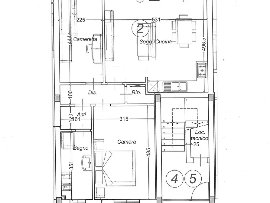 Immagine 34 di Appartamento in vendita  a Cascina