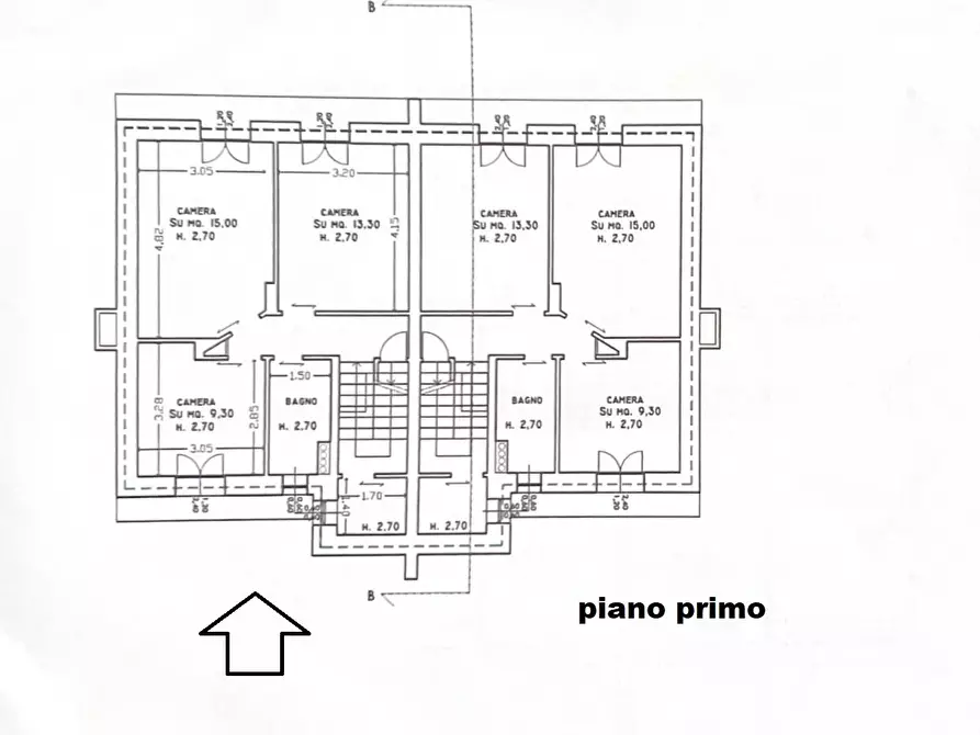Immagine 2 di Porzione di casa in vendita  a Monteriggioni