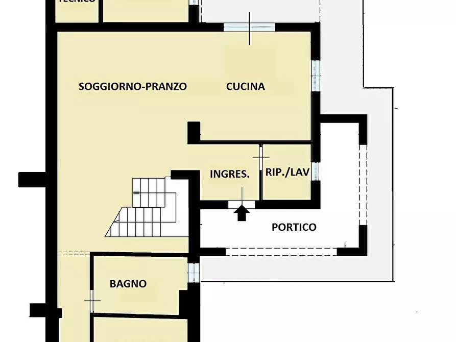 Immagine 7 di Casa bifamiliare in vendita  a Cascina