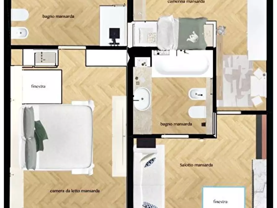 Immagine 14 di Appartamento in vendita  a Rosignano Marittimo