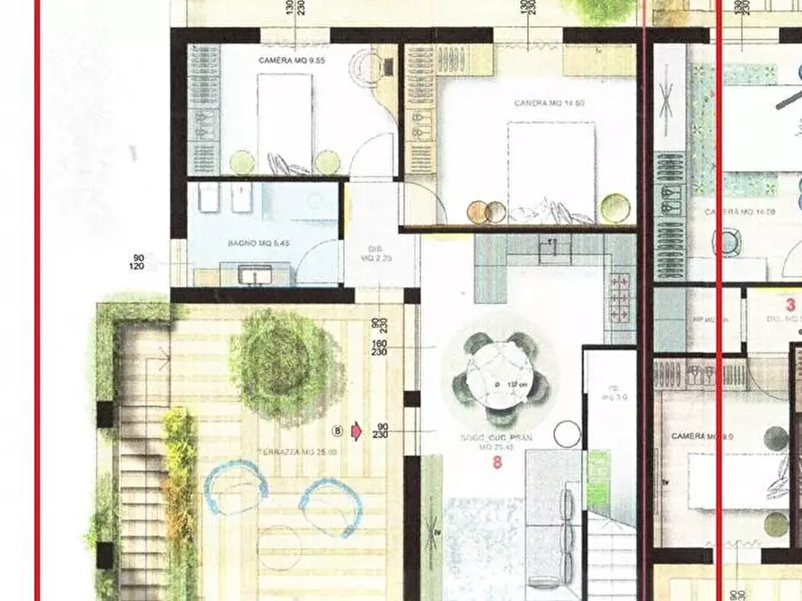 Immagine 1 di Appartamento in vendita  a Pisa