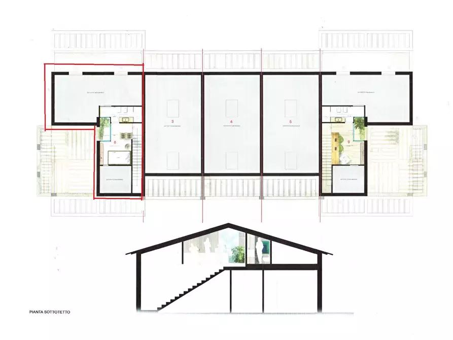 Immagine 5 di Appartamento in vendita  a Pisa
