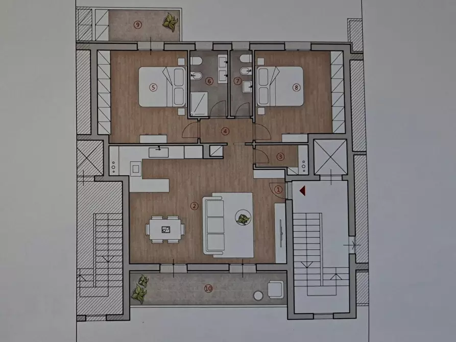 Immagine 3 di Appartamento in vendita  a Capraia E Limite