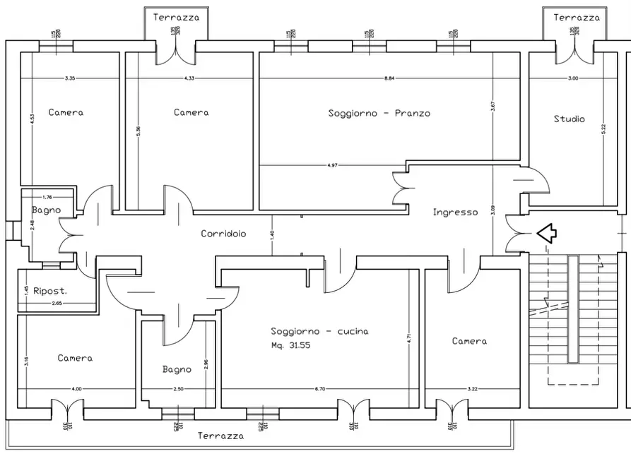 Immagine 27 di Appartamento in vendita  a Carrara