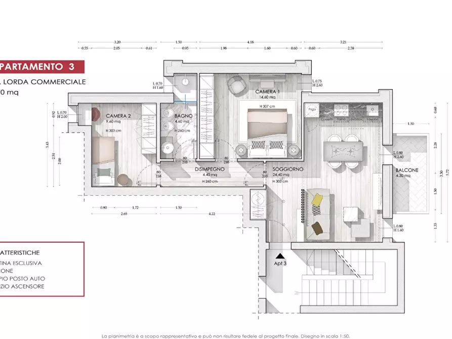 Immagine 1 di Appartamento in vendita  a San Miniato