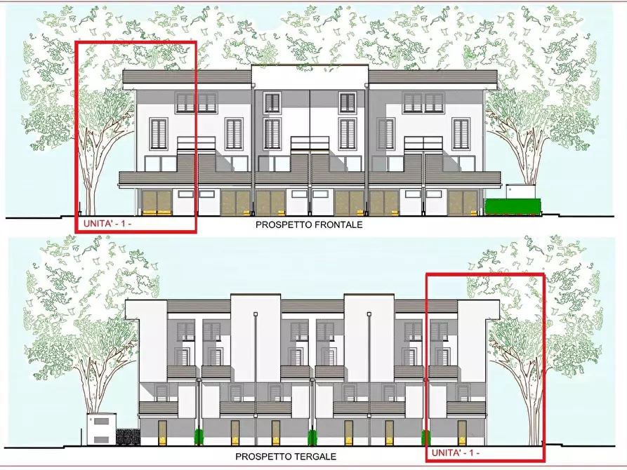 Immagine 8 di Villetta a schiera in vendita  a Campi Bisenzio