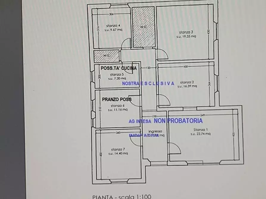 Immagine 6 di Villa in vendita  a Pisa