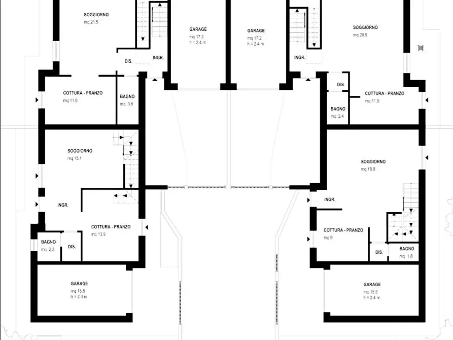 Immagine 3 di Villetta a schiera in vendita  a San Miniato