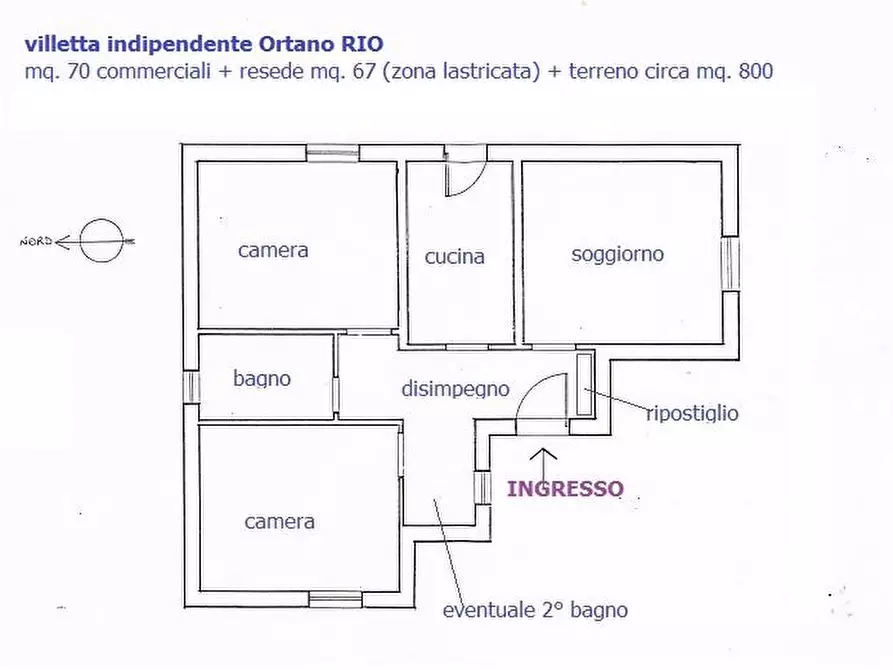 Immagine 18 di Casa indipendente in vendita  a Rio Marina