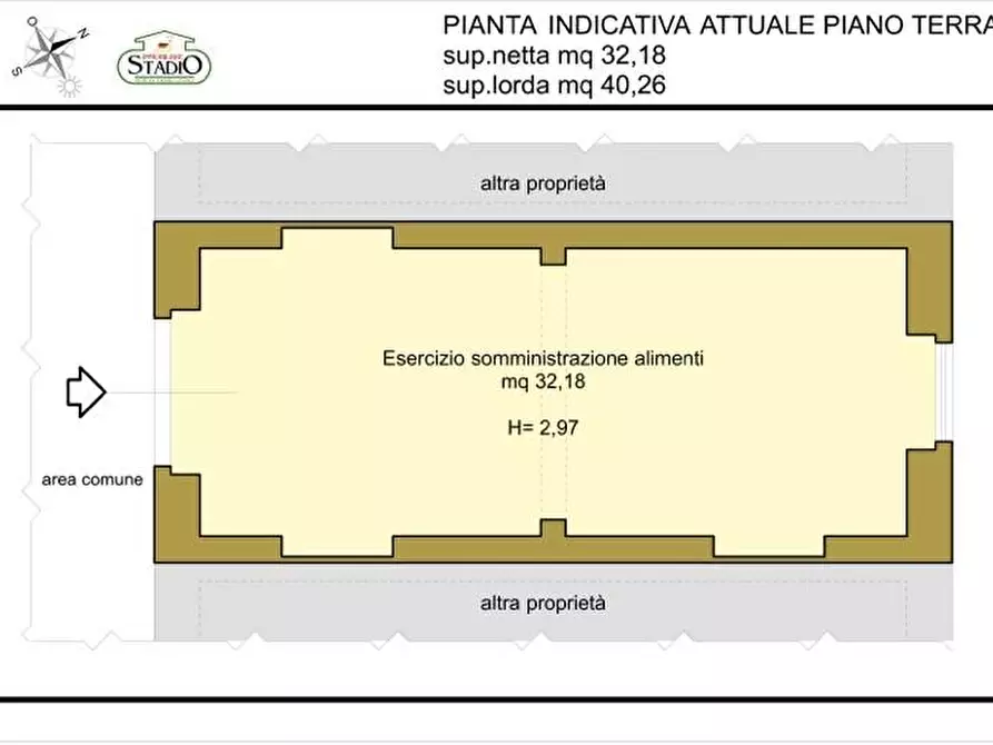 Immagine 1 di Locale commerciale in vendita  a Carrara