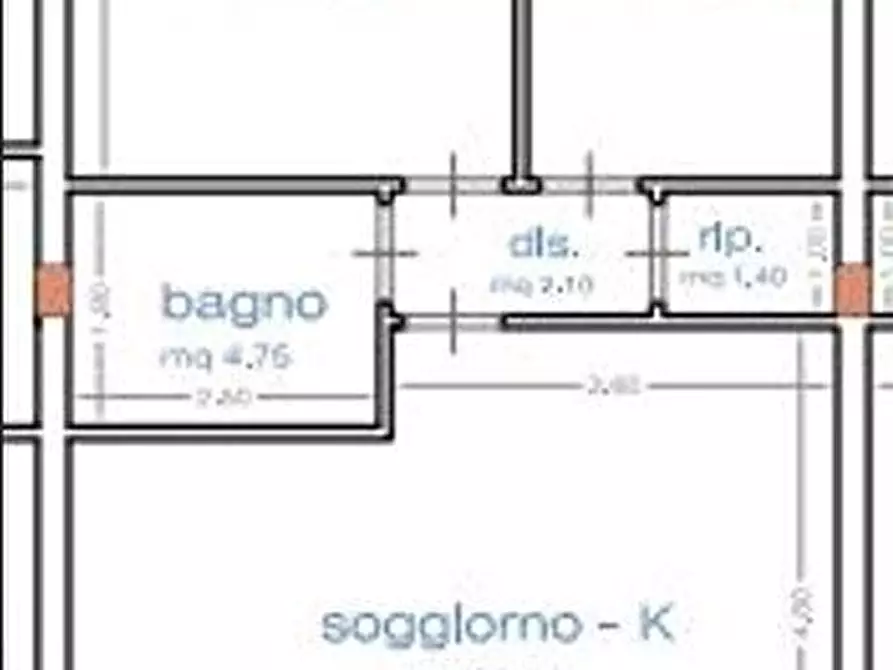 Immagine 2 di Villetta a schiera in vendita  a Pisa