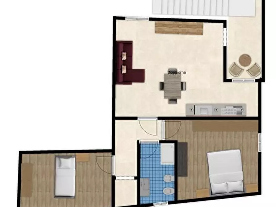 Immagine 1 di Appartamento in vendita  a Cascina