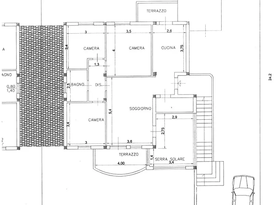 Immagine 3 di Casa quadrifamiliare in vendita  a Cecina