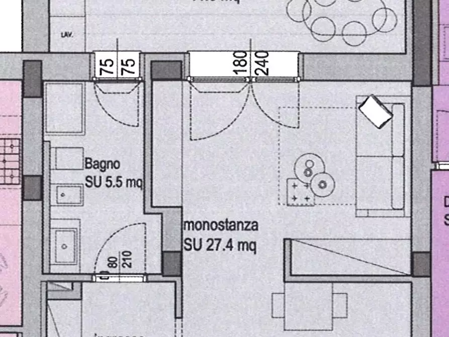 Immagine 1 di Appartamento in vendita  a Pisa