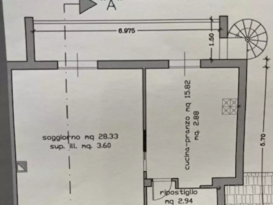 Immagine 30 di Villetta a schiera in vendita  a Pontedera
