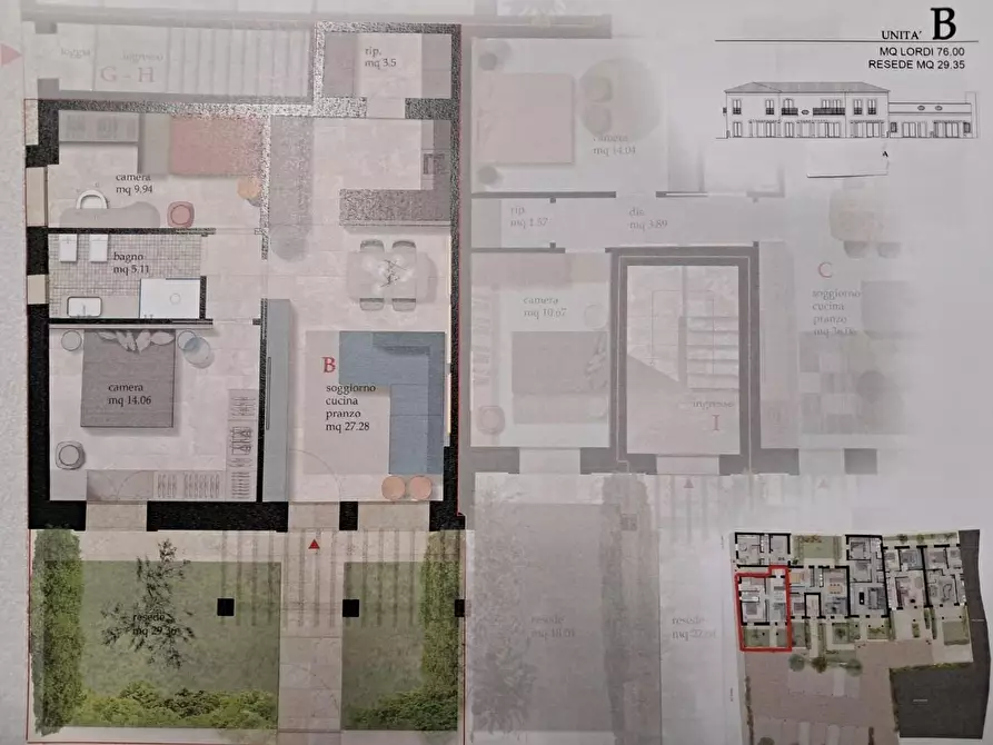 Immagine 1 di Appartamento in vendita  a Cascina