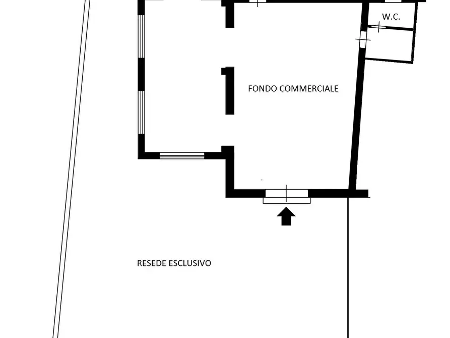 Immagine 2 di Locale commerciale in affitto  a Cascina