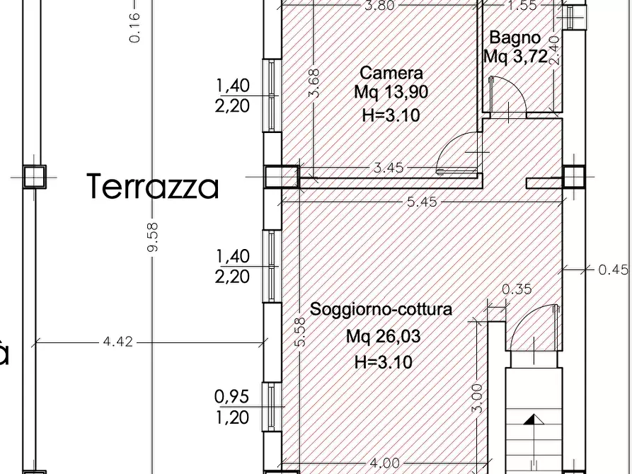 Immagine 6 di Appartamento in vendita  a Carrara