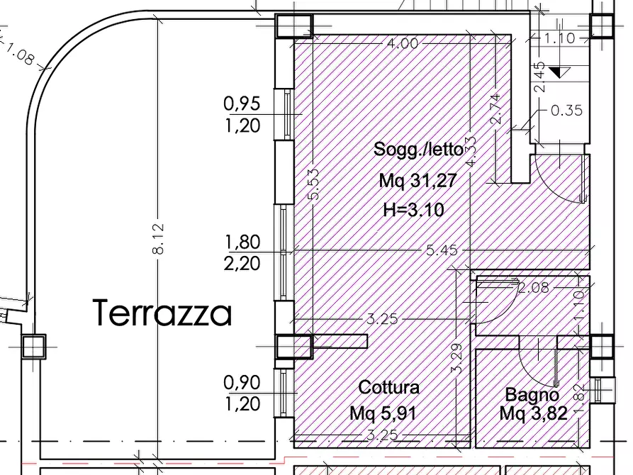 Immagine 5 di Appartamento in vendita  a Carrara