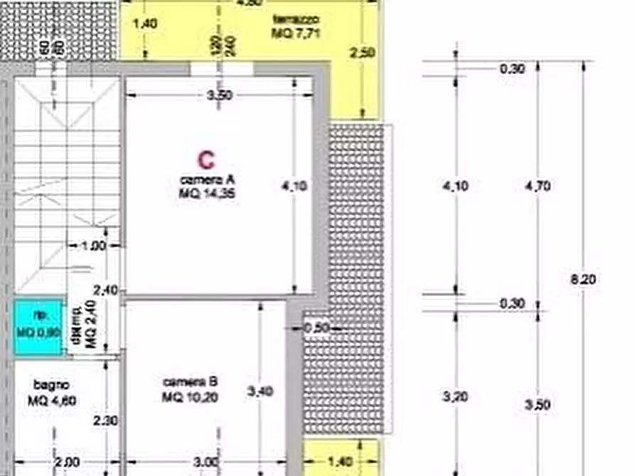 Immagine 2 di Casa trifamiliare in vendita  a Pontedera